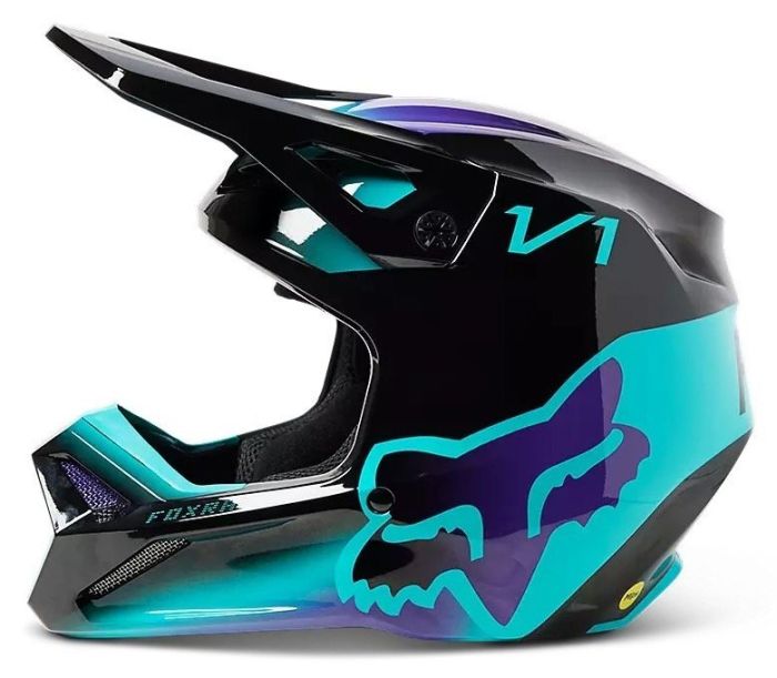 Шолом Fox Yth V1 Toxsyk Helmet Black