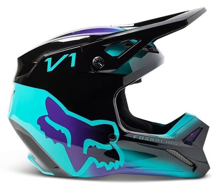 Шолом Fox Yth V1 Toxsyk Helmet Black