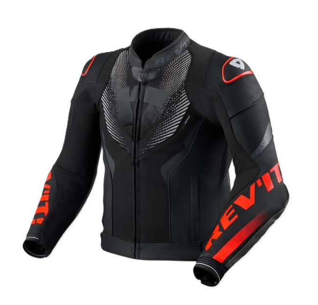 Куртка REV'IT HYPERSPEED 3 AIR шкіра black/neon red