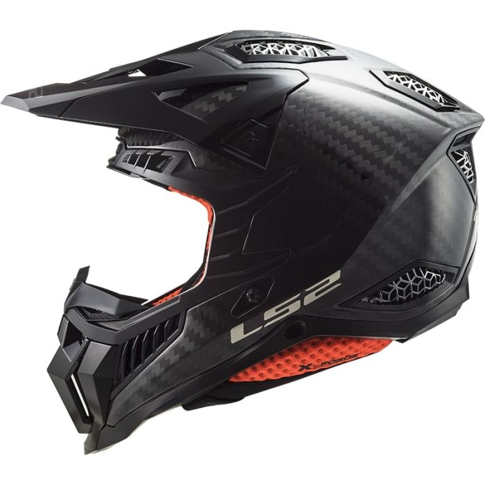 Мотошолом LS2 MX703 C X-Force Gloss Carbon