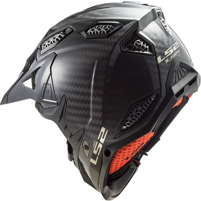Мотошолом LS2 MX703 C X-Force Gloss Carbon