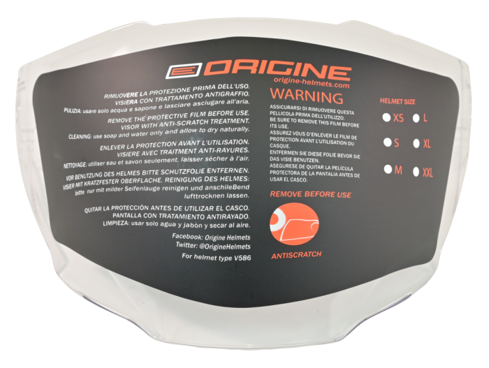 Візор Origine Palio 2.0 Visor Clear