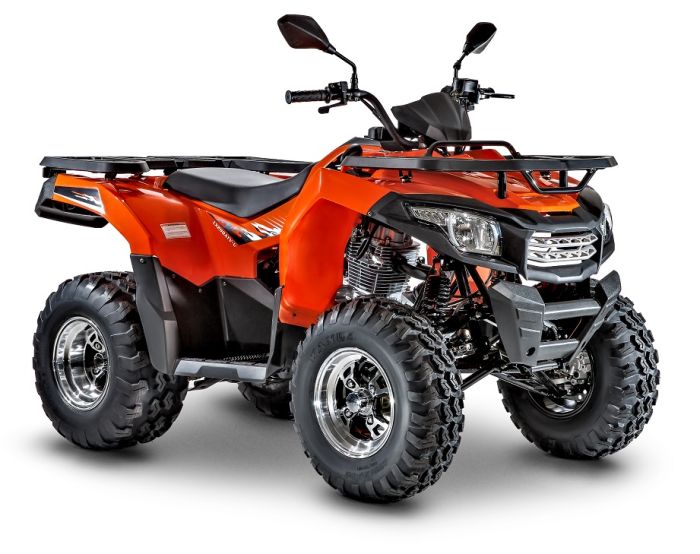 Квадроцикл Loncin LX200ATV VIP Tract 250 Помаранчевий