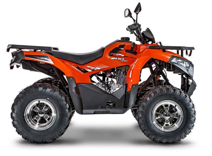 Квадроцикл Loncin LX200ATV VIP Tract 250 Помаранчевий