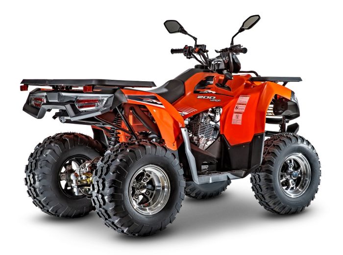 Квадроцикл Loncin LX200ATV VIP Tract 250 Помаранчевий