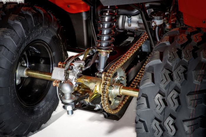 Квадроцикл Loncin LX200ATV VIP Tract 250 Помаранчевий