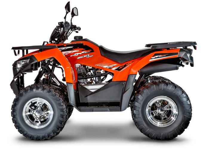 Квадроцикл Loncin LX200ATV VIP Tract 250 Помаранчевий