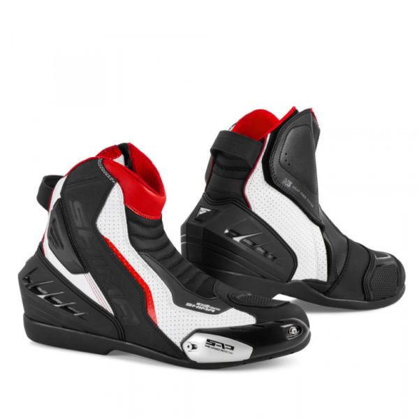 Мотоботи Shima SX-6 White Red