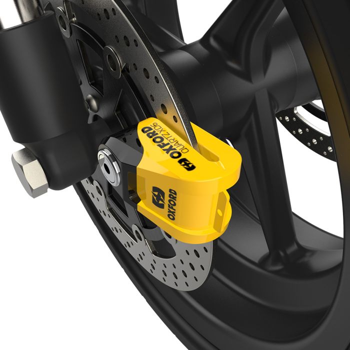 Замок Oxford Quartz XD6 Disc Lock Yellow/Black