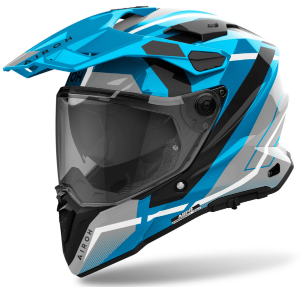 Шолом AIROH COMMANDER 2 MAVICK cerulean blue