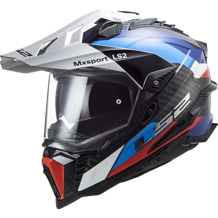 Мотошолом LS2 MX701 C Explorer Frontier Black Blue