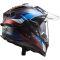 Мотошолом LS2 MX701 C Explorer Frontier Black Blue