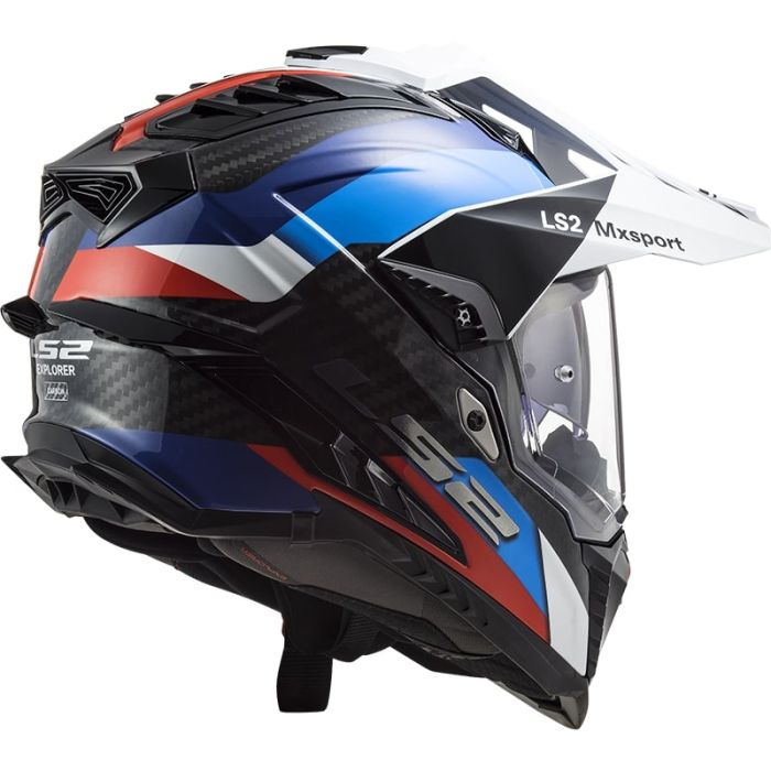 Мотошолом LS2 MX701 C Explorer Frontier Black Blue