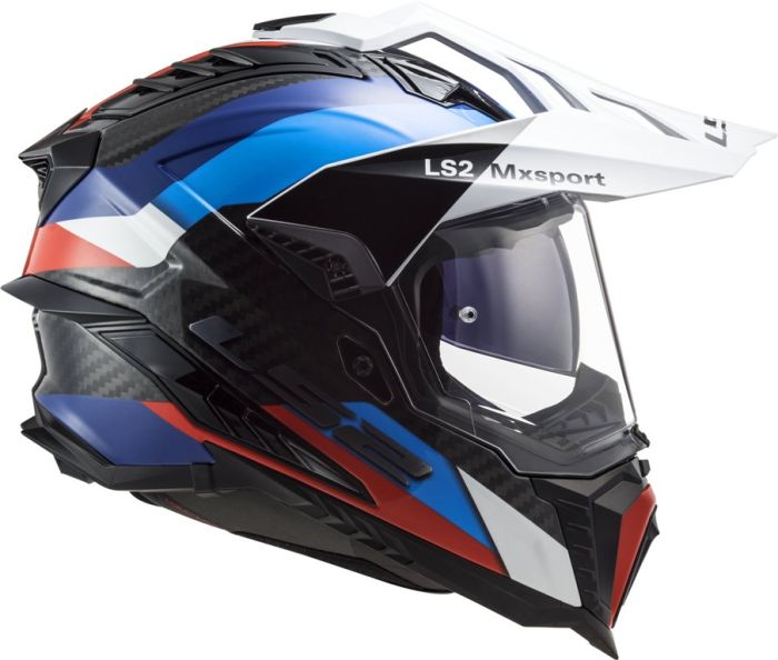 Мотошолом LS2 MX701 C Explorer Frontier Black Blue