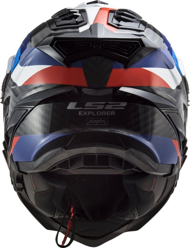 Мотошолом LS2 MX701 C Explorer Frontier Black Blue