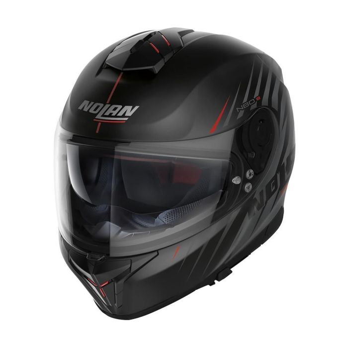 Мотошолом Nolan N80-8 KOSMOS N-COM Black Grey