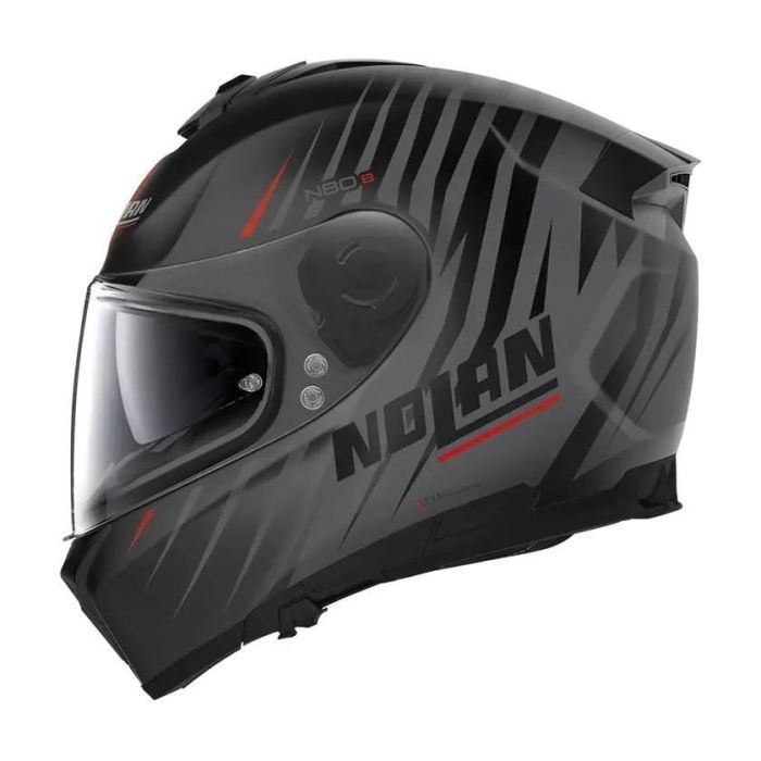 Мотошолом Nolan N80-8 KOSMOS N-COM Black Grey