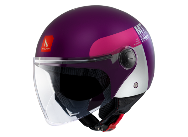 Мотошолом MT STREET S Inboard C8 Matt ECE2206