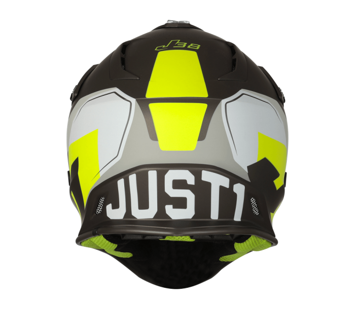 Мотошолом  Just1 J38 Korner Fluo Yellow Titanium