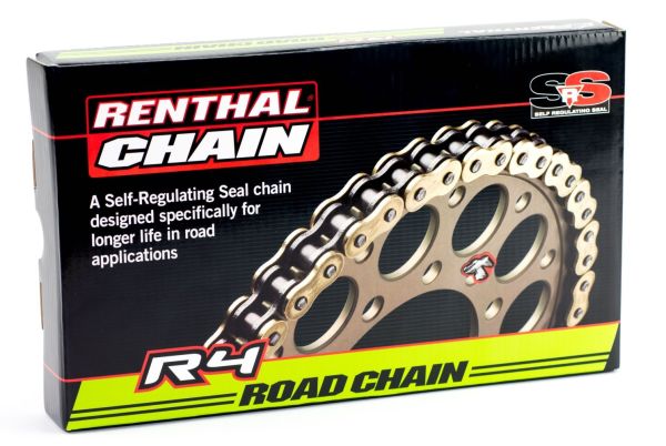 Ланцюг Renthal R4 Road Srs Chain 520 Gold