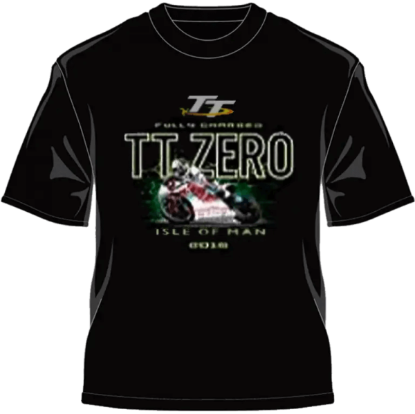 Футболка IOMTT T-Shirt - TT Zero Black