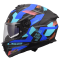 Мотошолом LS2 FF808 Stream 2 Mika Black Blue