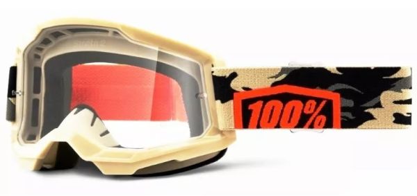 Окуляри 100% STRATA 2 Goggle Kombat - Clear Lens