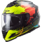 Мотошолом LS2 FF800 Storm Drop Black Yellow Red