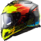 Мотошолом LS2 FF800 Storm Drop Black Yellow Red