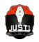 Мотошолом Just1 J18 Pulsar Orange - White - Black - Gloss