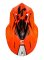 Мотошолом Just1 J18 Pulsar Orange - White - Black - Gloss