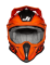 Мотошолом Just1 J18 Pulsar Orange - White - Black - Gloss