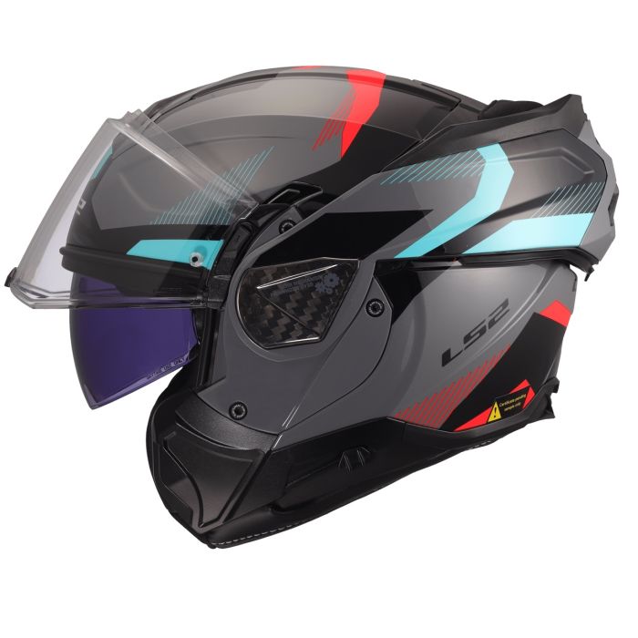 Мотошолом LS2 FF910 Advant 2 Triple Nardo Grey Blue Red