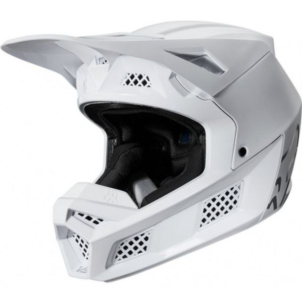 Мотошолом FOX V3 SOLIDS Helmet White