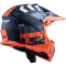 Мотошолом LS2 MX437 Fast Evo Xcode Matt Fluo Orange