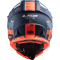 Мотошолом LS2 MX437 Fast Evo Xcode Matt Fluo Orange