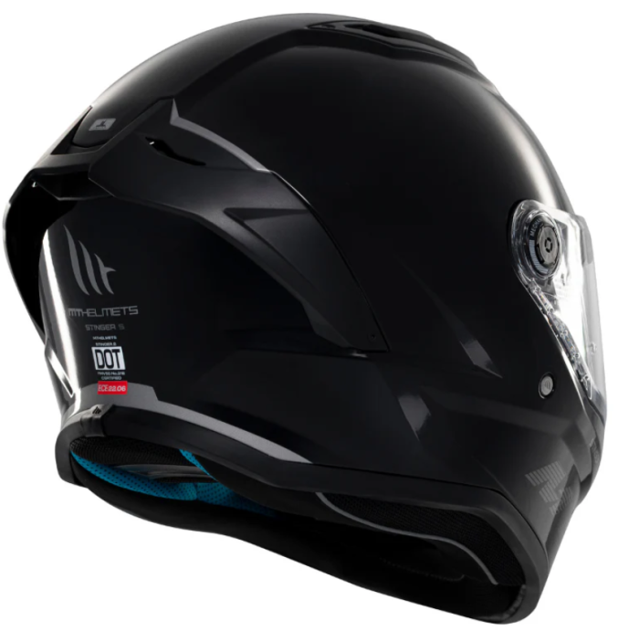 Мотошолом MT STINGER 2 A11 Solid Gloss Black