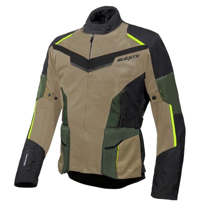 Мотокуртка Seventy JT70 ATACAMA Sand Green Yellow