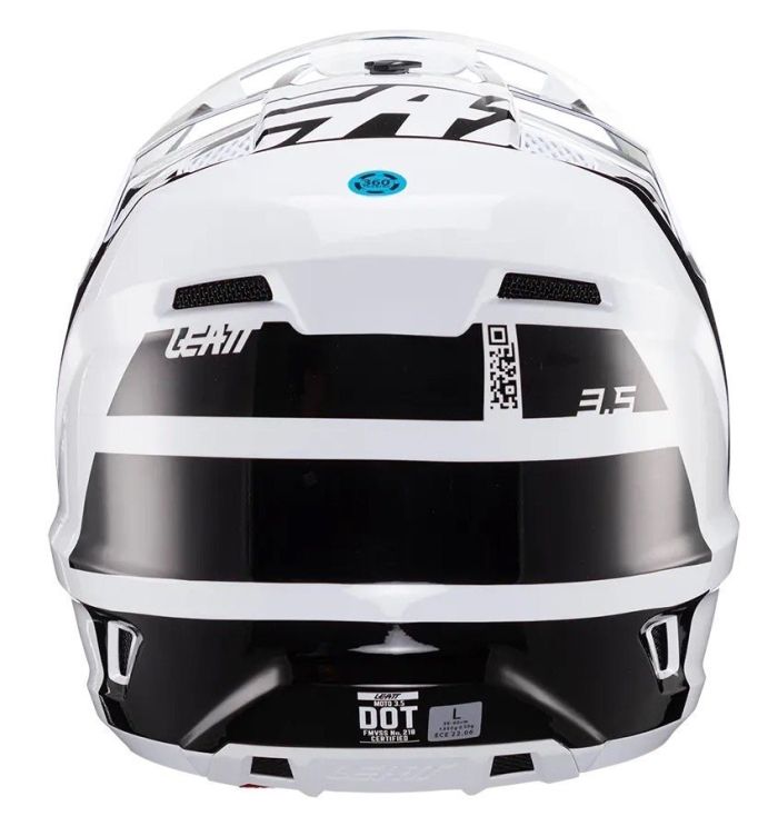 Мотошолом Leatt Helmet Moto 3.5 + Goggle White