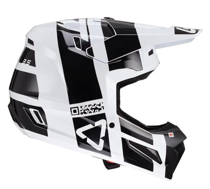 Мотошолом Leatt Helmet Moto 3.5 + Goggle White