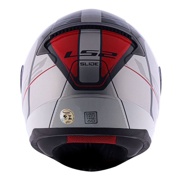 Мотошолом LS2 FF353 Rapid Slide Black Grey Red