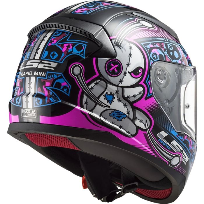Шолом LS2 FF353J Rapid Mini Voodoo Black Fluo Pink