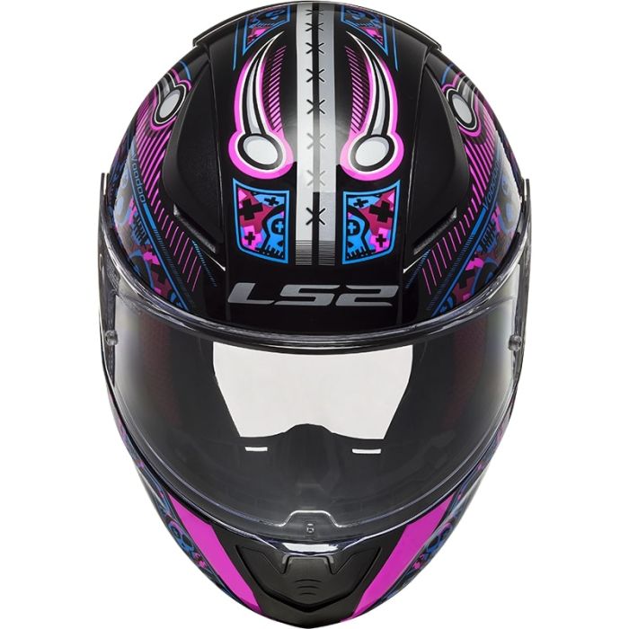 Шолом LS2 FF353J Rapid Mini Voodoo Black Fluo Pink