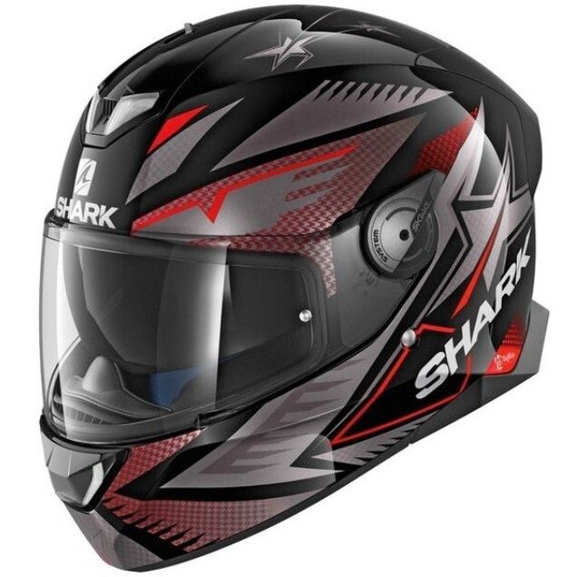 Мотошолом Shark Skwal 2 Draghall Black/Grey/Red