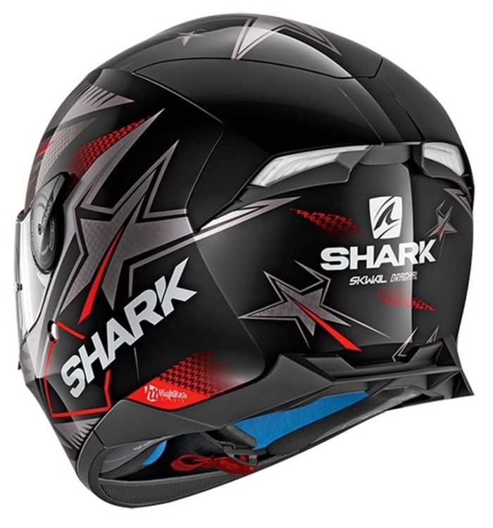 Мотошолом Shark Skwal 2 Draghall Black/Grey/Red