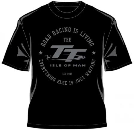 Футболка IOMTT T-Shirt - Racing Is Living Black