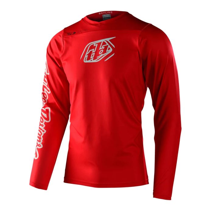 Джерсі TLD SKYLINE LS CHILL JERSEY [ICONIC FIERY RED]