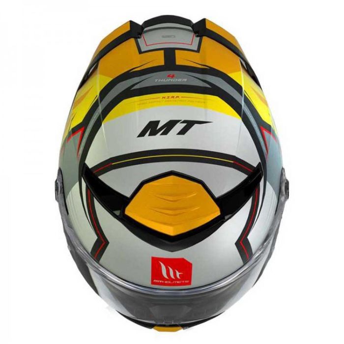 Мотошолом MT THUNDER 4 SV Pental B3 Matt Yellow