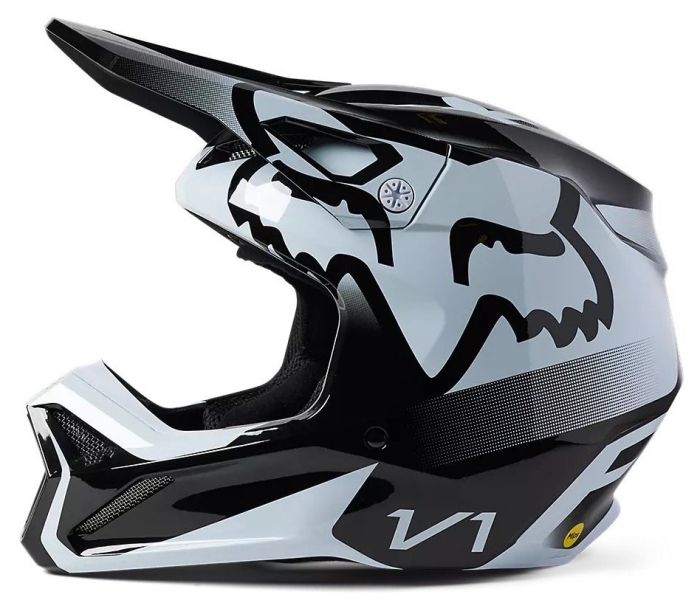 Мотошолом Fox V1 Leed Helmet Black