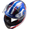 Мотошолом LS2 FF353 Rapid Stratus Gloss Blue Red White